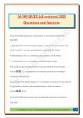 M-100 QUIZ &lpar;all sections&rpar; 2025 Questions and Answers