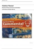 Solution Manual for Electrical Wiring Commercial 18th Edition by Phil Simmons&comma; Ray Mullin&comma; Mark Ode &vert;ISBN&colon; 9780357767108&vert; Guide A&plus;