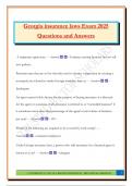 Georgia insurance laws Exam 2025 Questions and Answers