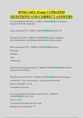 RNSG 2432- Exam 3 UPDATED  QUESTIONS AND CORRECT ANSWERS