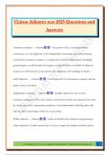 Claims Adjuster test 2025 Questions and Answers