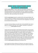 D096 WGU QUESTIONS WITH ACCURATE ANSWERS
