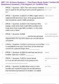 AMT 112&colon; Airframe Systems I &ndash; Final Exam Study Guide &vert; Verified 2025 Questions & Answers &vert; FAA-Aligned &vert; A&plus; Certified Prep