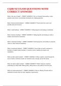 CQIB NZ EXAM QUESTIONS WITH CORRECT ANSWERS 