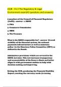 CQIB - Ch&period;3 The Regulatory & Legal Environment exam&lpar;42 questions and answers&rpar;