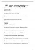 CER exam practice questions and sure answer