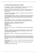 VA PESTICIDE EXAM STUDY GUIDE