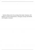 Solution Manual for Accounting Information Systems&comma; 4th Edition by Vernon Richardson&comma; Chengyee Chang&comma; Rod Smith All Chapters included