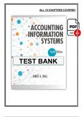 Test Bank for Accounting Information Systems 10th Ed &ndash; James Hall