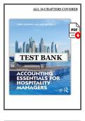 Test Bank for Accounting Essentials for Hospitality Managers 4th Ed &ndash; Guilding
