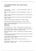 VA LEARNERS PERMIT TEST QUESTIONS & ANSWERS