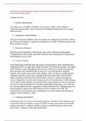 WGU D270 Task 3&colon; IEP Management Strategies&colon; Enhancing Communication and Collaboration &vert;2025 update with complete solutions&period;