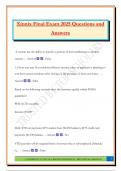 Xinnix Final Exam 2025 Questions and Answers