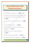 Xinnix SOAR Final Exam 2025 Questions and Answers