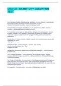 UGA US- GA HISTORY EXEMPTION TEST QUESTIONS WITH VERIFIED ANSWERS &vert; GRADED A