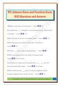 WV Adjuster Dates and Numbers Exam 2025 Questions and Answers