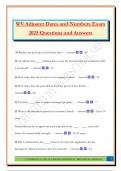 WV Adjuster Dates and Numbers Exam 2025 Questions and Answers