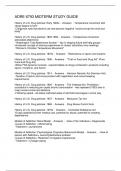 ADRE 6793 MIDTERM STUDY GUIDE