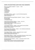 ADRE 6793 MIDTERM QUESTIONS AND ANSWERS