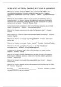 ADRE 6793 MIDTERM EXAM QUESTIONS & ANSWERS