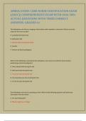 AMBULATORY CARE NURSE CERTIFICATION EXAM &lpar;ANCC&rpar;&vert; COMPREHENSIVE EXAM WITH OVER 300&plus; ACTUAL QUESTIONS WITH THEIR CORRECT ANSWERS&period; GRADED A&plus; 