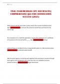 XCEL TESTING SOLUTIONS- LIFE AND HEALTH INSURANCE- WEIGHTED EXAM &vert;CERTIFIED Q&A 2025