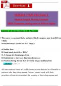 NUR242 Exam 3 &ndash; Medical-Surgical Nursing Concepts &vert; 2025&sol;2026 Updated Test Bank &vert; Guaranteed 90&percnt;&plus; Pass