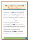  West Virginia Adjuster Bundled Exams 2025 &vert;Questions with Correct Answers &vert;100&percnt; Satisfaction Guaranteed