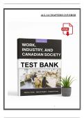  Work&comma; Industry and Canadian Society 8th Edition &vert; Krahn Hughes Lowe &ndash; Test Bank &ndash; All Chapters Covered