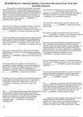 SEJPME Mod 2- National Military Command Structure Post Test with Verified Answers