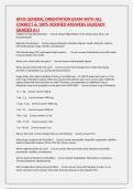 HFHS GENERAL ORIENTATION EXAM WITH ALL CORRECT & 100&percnt; VERIFIED ANSWERS &lpar;ALREADY GRADED A&plus;&rpar;