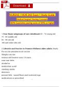 NUR242 Exam 1 Study Guide &ndash; Medical-Surgical Nursing Concepts &vert; 100&percnt; Guarantee Pass &vert; Score 90&percnt;&plus;