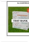  Strategic Training and Development 1st Edition &vert; Robyn Berkley &ndash; Test Bank &ndash; All Chapters Covered