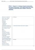   IFSTA 7 - Chapter 15 - Overhaul&comma; Property Conservation&comma;  and Scene Preservation TEST BANK EXAM 2025-2026  COMPLETE QUESTIONS AND CORRECT DETAILED  ANSWERS  