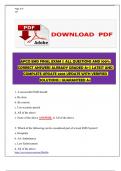 APCO EMD FINAL EXAM &vert;&vert; ALL QUESTIONS AND 100&percnt; CORRECT ANSWERS ALREADY GRADED A&plus;&vert;&vert; LATEST AND COMPLETE UPDATE 2025 UPDATE WITH VERIFIED SOLUTIONS&vert;&vert; GUARANTEED A&plus;