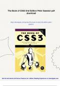 The Book of CSS3 2nd Edition Peter Gasston - Instant Download