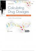 Calculating Drug Dosages&colon; A Patient-Safe Approach to Nursing and Math &ndash; Test Bank &ndash; Andra Luz Martinez de Castillo & Maryanne Werner-McCullough