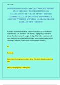 BSN HESI 215 DOSAGE CALCULATIONS BUNDLED EXAMS 2025 NEWEST EXAM VERSION 2 &sol;BSN HESI 215 DOSAGE CALCULATIONS TETS BANK NEWEST 2025&sol;2026 COMPLETE ALL  QUESTIONS AND CORRECT ANSWERS &lpar;VERIFIED ANSWERS&rpar; &vert;ALREADY GRADED A&plus;&vert;&vert;BRAND NEW VERSION&excl;&excl;