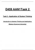 D459 AAN1 Task 2 &ndash; Case Study Analysis of Homelessness Solutions &lpar;WGU&comma; 2026 &sol; 2027&rpar; &ndash; Passed Submission