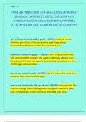 FAML 420 MIDTERM AND FINAL EXAM NEWEST  2025&sol;2026 COMPLETE 150 QUESTIONS AND  CORRECT ANSWERS &lpar;VERIFIED ANSWERS&rpar;  &vert;ALREADY GRADED A&plus;&vert;&vert;BRAND NEW VERSION&excl;&excl; 