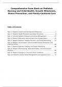 NCLEX&sol;ATI&sol;HESI Exam Bank&colon; Pediatric Nursing&comma; Growth Milestones & Family-Centered Care