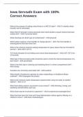 Iowa Servsafe Exam with 100&percnt; Correct Answers