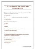 CID Test Questions with Answers &lpar;100&percnt;  Correct Answers&rpar;