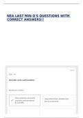 NEA LAST MIN Q'S QUESTIONS WITH CORRECT ANSWERS&excl;&excl;