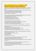 HCAC 2025 EXAM WITH ALL CORRECT & 100&percnt; VERIFIED ANSWERS&vert;ALREADY GRADED A&plus;