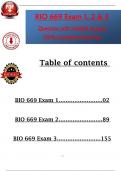 BIO 669 Exam 1&comma; 2&comma; & 3&colon; ALL IN ONE &lpar;2025 &sol; 2026&rpar; Tested Questions with Revised Correct Answers&comma; &lpar;A&plus; Guarantee&rpar;