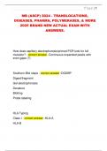 MB &lpar;ASCP&rpar; 2024 - TRANSLOCATIONS&comma;  DISEASES&comma; PHARMA&comma; POLYMERASES&comma; & MORE  2025 BRAND NEW ACTUAL EXAM WITH  ANSWERS&period;