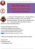 BIO 669 &ndash; Exam 1 Tested Questions with Revised Correct Answers &lpar;2025&sol;2026&rpar; &ndash; A&plus; Guarantee