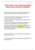 NICET LEVEL 2 FULL EXAM 2025 BRAND  NEW ACTUAL EXAM WITH ANSWERS&period;