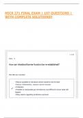 MICR 271 FINAL EXAM &vert; 197 QUESTIONS &vert; WITH COMPLETE SOLUTIONS&excl;&excl;